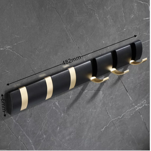 Canora Grey Kruetzen 4 Hook Wall Mounted Coat Rack Wayfair.co.uk